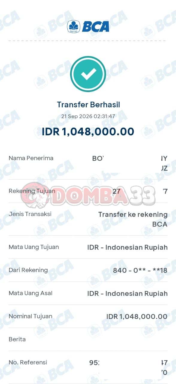 BUKTI JACKPOT